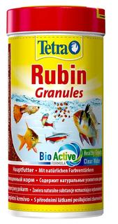 Корм Tetra Rubin Granules для улучшения окраса всех видов рыб, в гранулах, 250мл