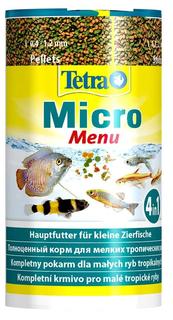 Корм Tetra Micro Menu для мелких видов рыб, 100мл