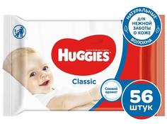 Детские салфетки влажные Huggies Classic, 56шт.