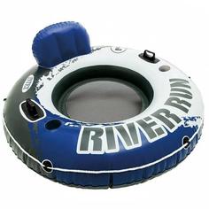 Круг-кресло Intex River Run, с держателями и сетчатым дном, диаметр 135см