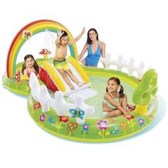 Игровой центр-бассейн Intex &quot;Садик&quot; с горкой, распылителем и игрушками, 290х180х104см