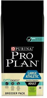 Сухой корм ProPlan для взрослых собак крупных пород с атлетическим телосложением с чувствительным пищеварением, ягненок, 18кг