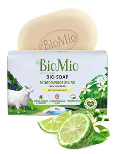 Экологичное туалетное мыло BioMio, литсея и бергамот, 90гр