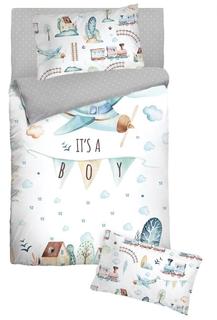 Комплект постельного белья Нордтекс &quot;Облачко&quot; Its a Boy, с наволочкой 40х60см
