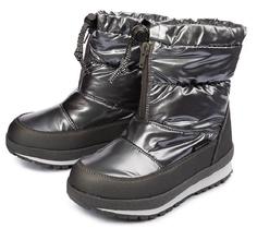 Зимние сапоги OLDOS &quot;Лимма&quot; для девочки, серый металик Intex