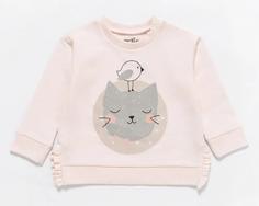 Свитшот Artie AT-340d для девочки, розовый Mjolk