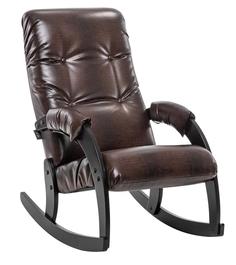 Кресло-качалка Leset &quot;Модель 67&quot; венге, экокожа (цвета в ассорт.)
