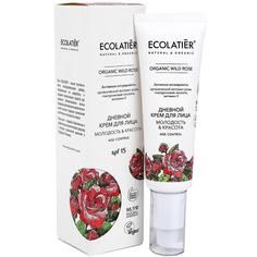 Крем для лица ECOLATIER Organic Wild Rose дневной, 50мл EСОlatier