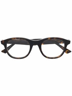 Bottega Veneta Eyewear очки в круглой оправе черепаховой расцветки