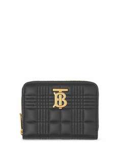 Burberry стеганый кошелек Lola на молнии