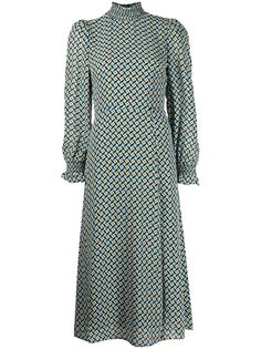 Reformation платье с узором зигзаг