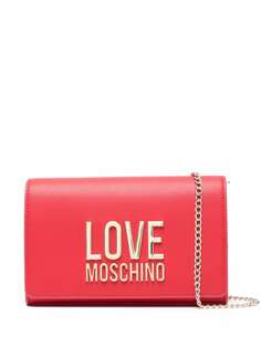 Love Moschino клатч с логотипом