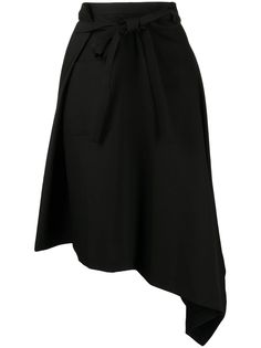 Yohji Yamamoto юбка миди асимметричного кроя