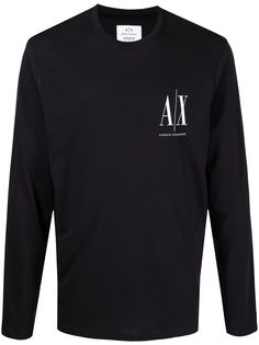 Armani Exchange футболка с логотипом