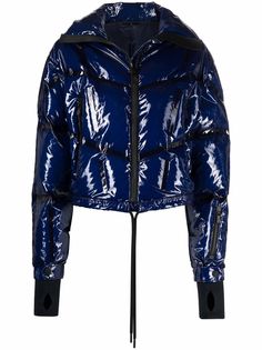 Moncler Grenoble глянцевый пуховик