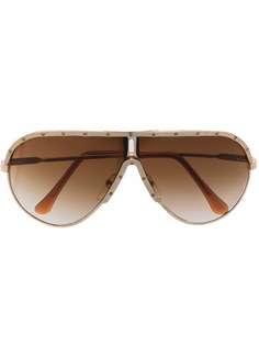 Linda Farrow солнцезащитные очки-авиаторы с эффектом градиента
