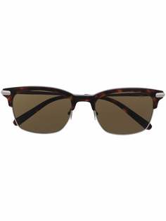 Brioni солнцезащитные очки черепаховой расцветки