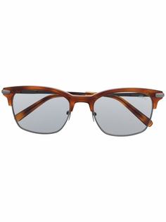 Brioni солнцезащитные очки черепаховой расцветки