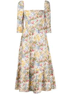 Reformation платье с цветочным принтом