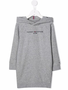 Tommy Hilfiger Junior платье-свитер с капюшоном