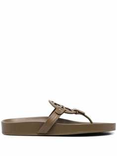 Tory Burch сандалии с нашивкой-логотипом