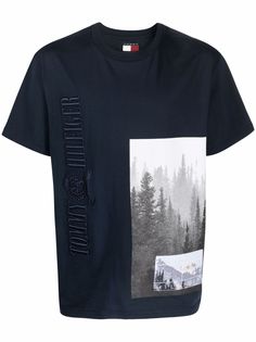 Tommy Hilfiger футболка с вышитым логотипом
