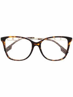 Burberry Eyewear очки в квадратной оправе черепаховой расцветки