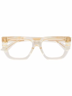 Bottega Veneta Eyewear очки в прозрачной прямоугольной оправе