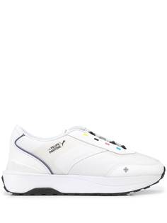 PUMA шлепанцы в стиле колор-блок с логотипом
