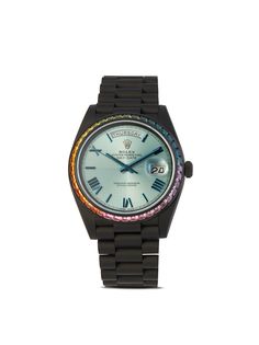 MAD Paris MAD DAYDATE BLK BLUE RAINBOW BEZEL