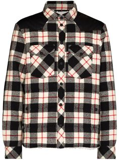 Moncler Grenoble куртка-рубашка Gelt с подкладкой