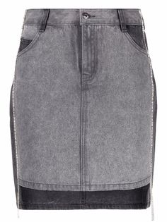 TWINSET джинсовая мини-юбка с пайетками