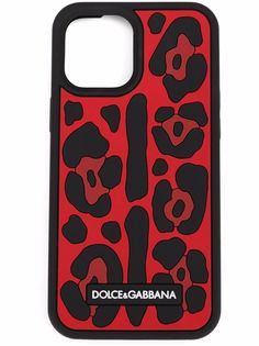 Dolce & Gabbana чехол для iPhone 12 Pro Max с леопардовым принтом