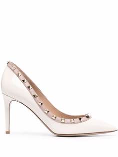 Valentino Garavani туфли Rockstud с заостренным носком