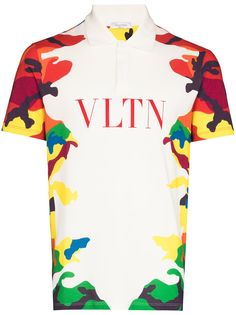 Valentino рубашка поло CAMOU7