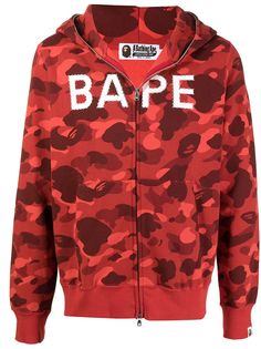 A BATHING APE® худи на молнии с логотипом Bape