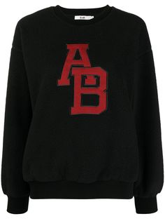 b+ab фактурная толстовка с нашивкой-логотипом