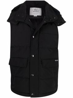 Woolrich жилет Aleutian со съемным капюшоном