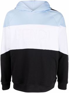 Fendi худи в стиле колор-блок