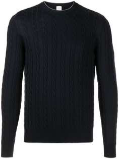 Eleventy шерстяной джемпер фактурной вязки