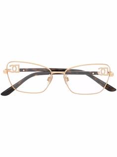Dolce & Gabbana Eyewear очки в оправе кошачий глаз черепаховой расцветки