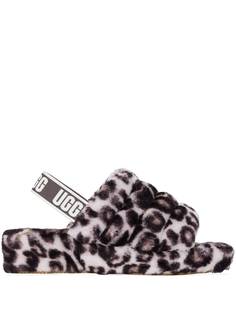 UGG сандалии Fluff Yeah с ремешком на пятке