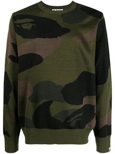 A BATHING APE® джемпер с камуфляжным принтом Bape