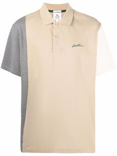 Lacoste Live рубашка поло со вставками