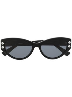 Moschino Eyewear солнцезащитные очки в круглой оправе