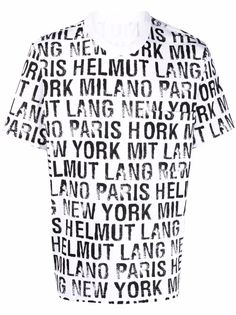Helmut Lang футболка с логотипом