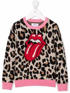 MC2 Saint Barth Kids джемпер с леопардовым принтом