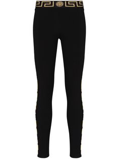 Versace легинсы с узором Grecca