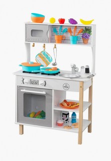 Набор игровой KidKraft Деревянная кухня Время игры, 39 предметов посуды и аксессуаров