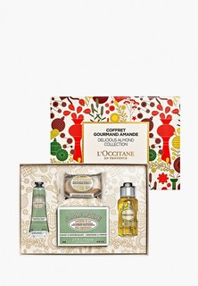 Набор для ухода за телом LOccitane L'Occitane Набор Сладкий Миндаль, Новый год 2021, Гель - крем для рук "Вербена", 10 мл., Молочко для тела увлажняющее "Вербена", 30 мл., Мыло туалетное твердое "Листок Вербены", 25 г.